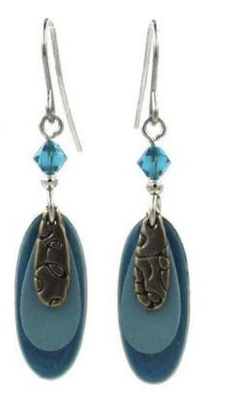Silver Forest Earrings #1