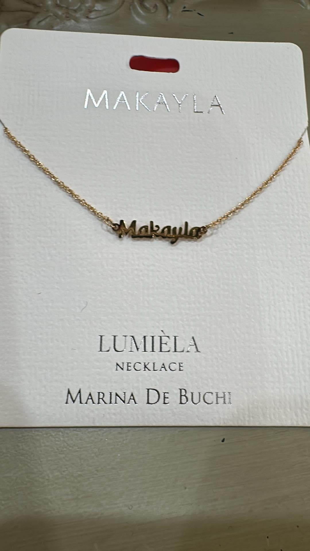 Lumiela Makayla Name Necklace