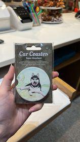 Siberian Husky Car Coaster