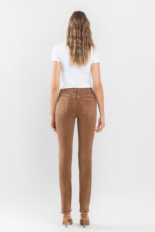 Toffee Slim Straight Jeans