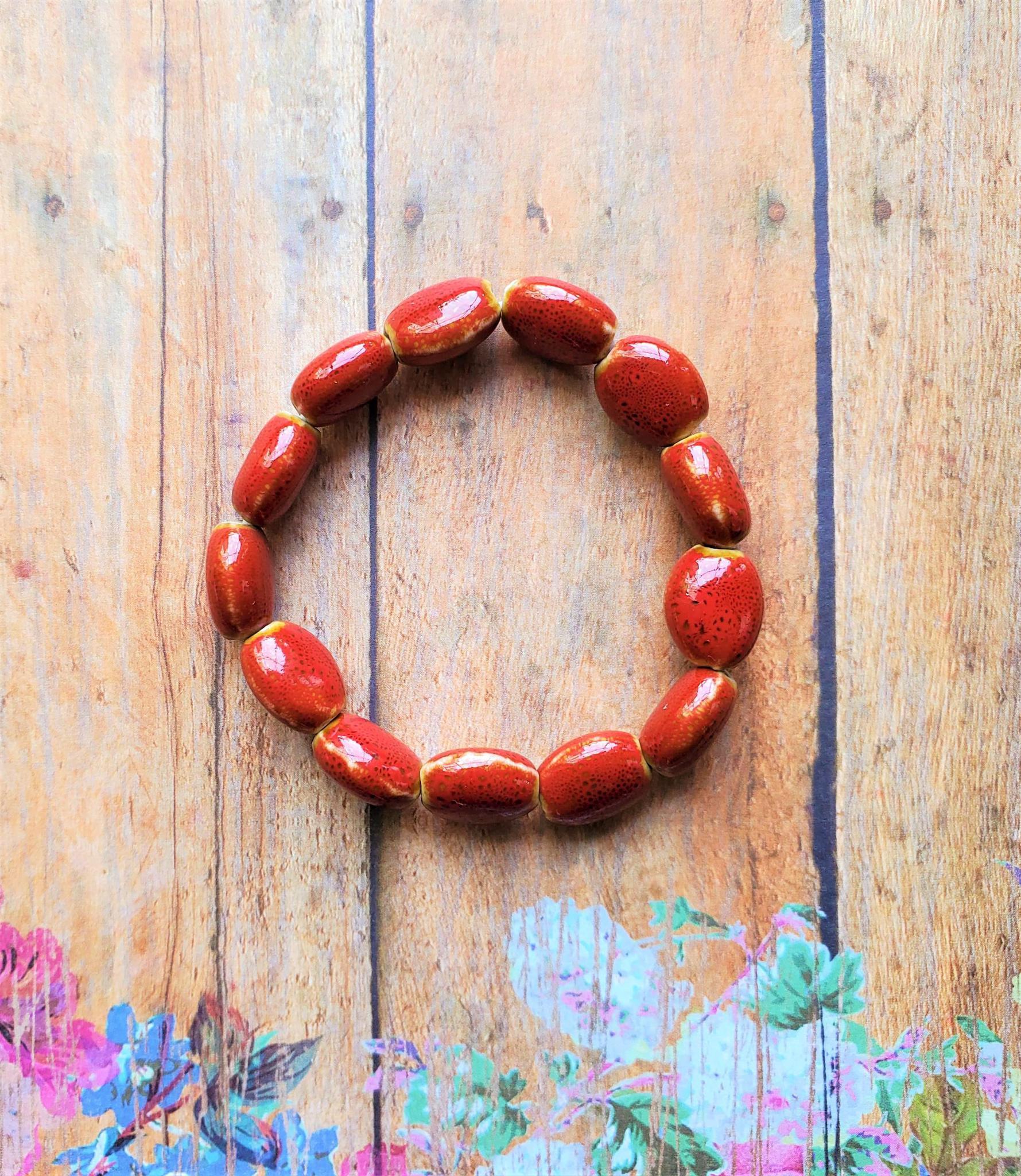 Oval Clay Shape Bracelets