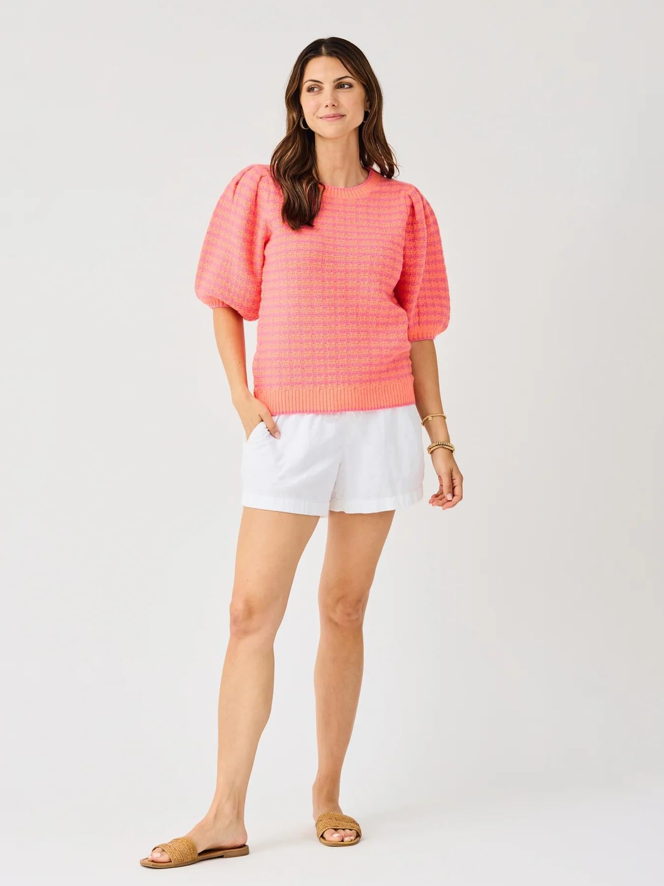 Abigail Sweater | Coral Pink