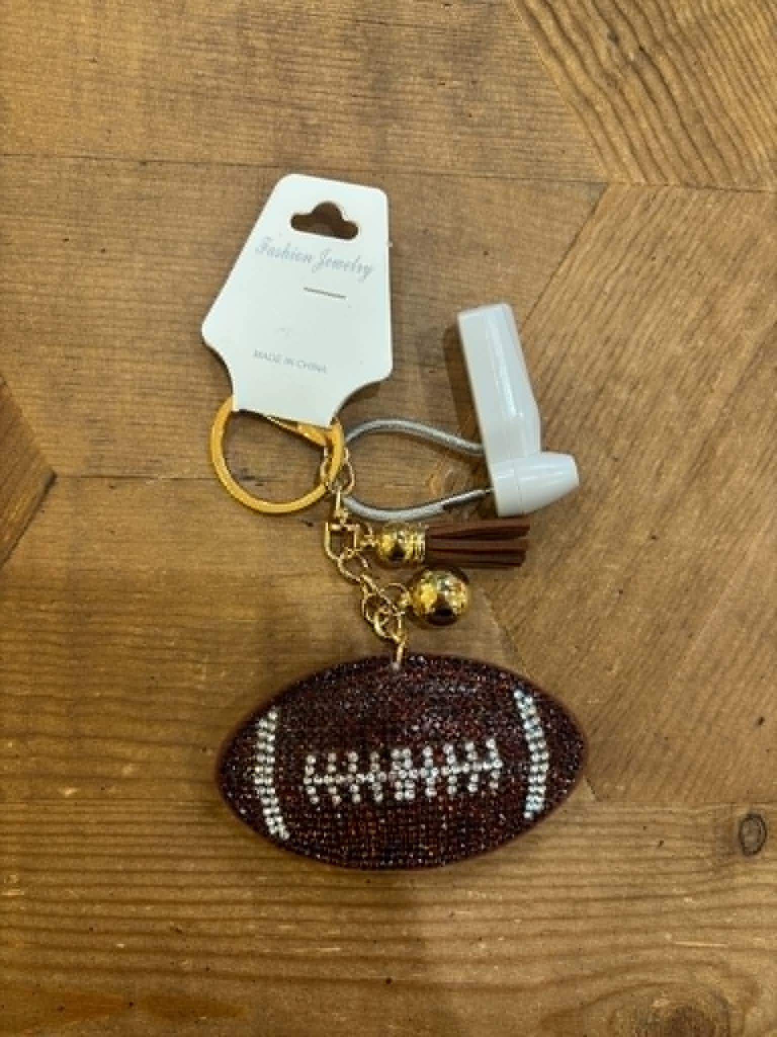Puffy Rhinestone Keychains