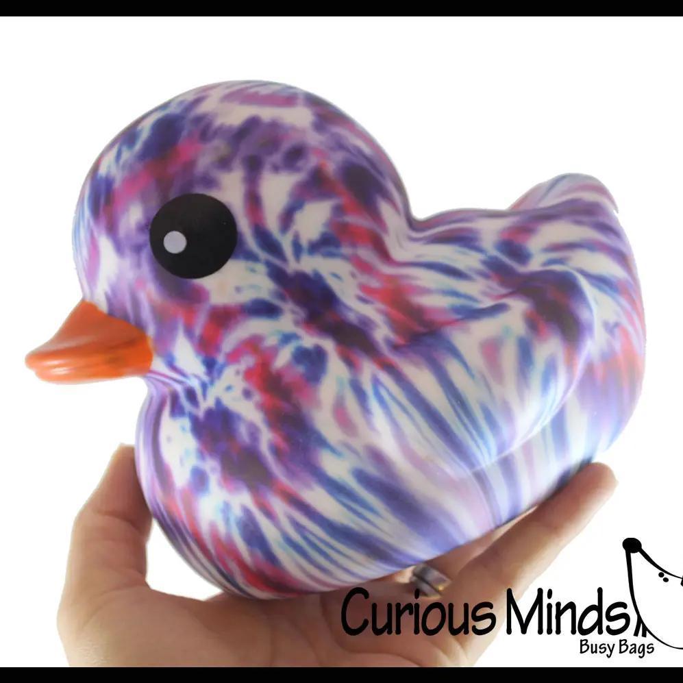 Jumbo Tie Dye Rubber Duck