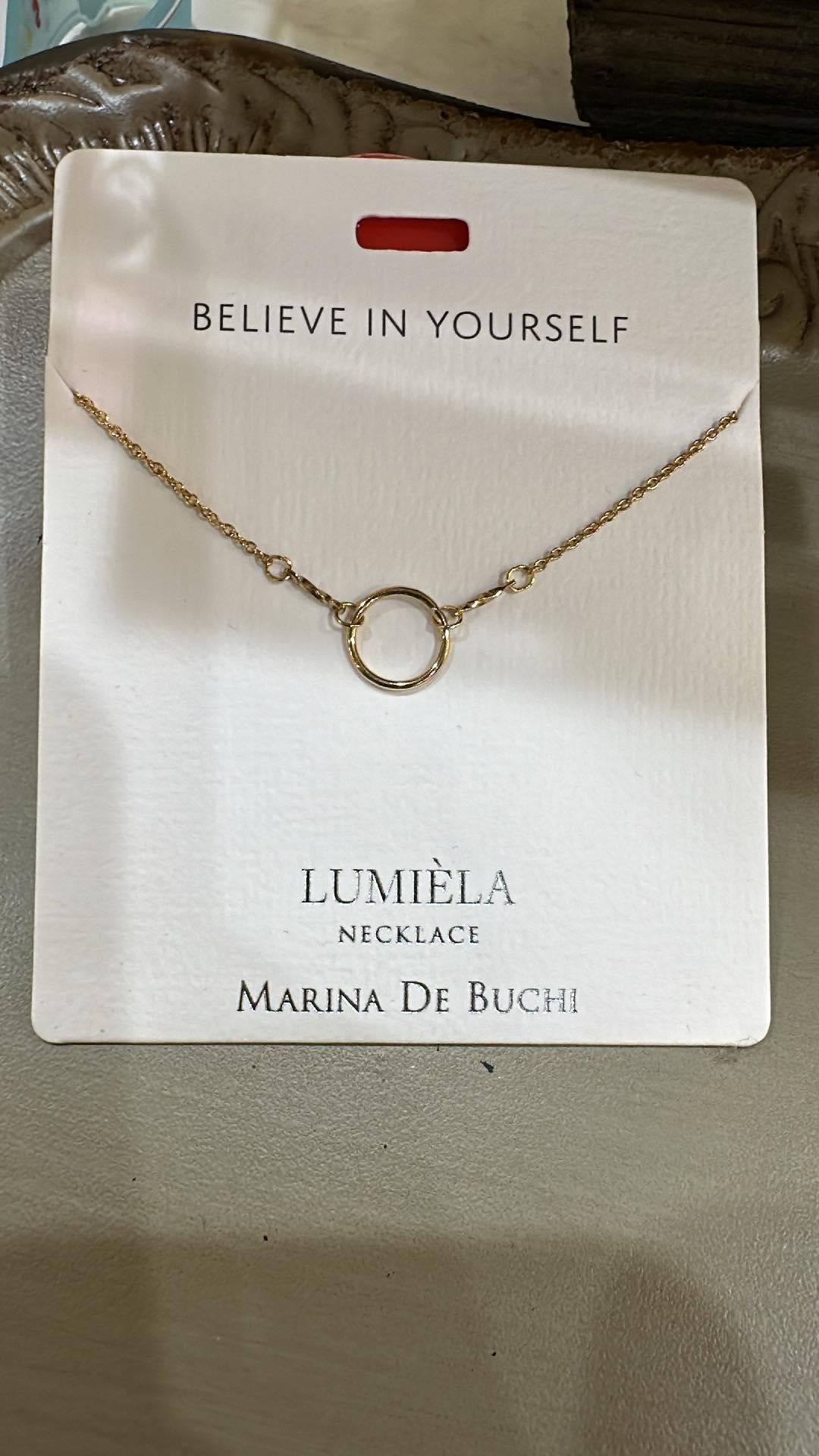 Lumiela Believe In Yourself Circle Shape Necklace