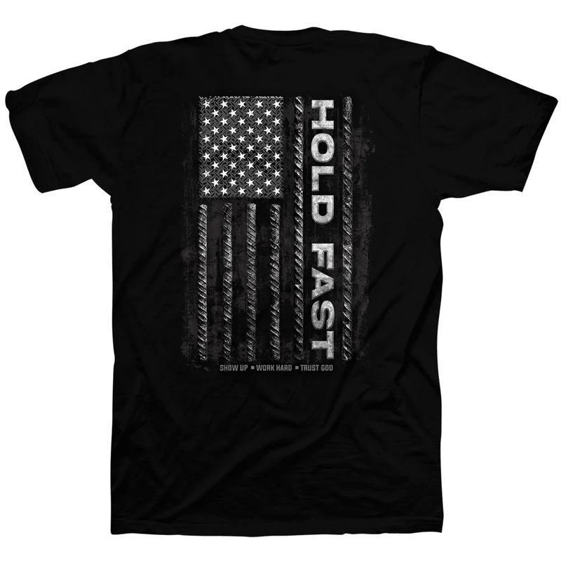HOLD FAST Men's T-Shirt - Rebar Flag