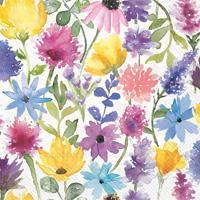 Summer Floral Cocktail Napkins