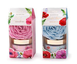 Body Scrub & Sponge Gift Set