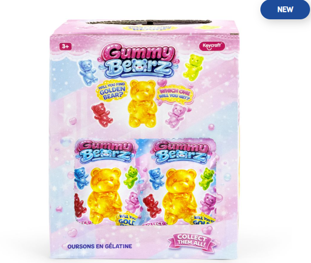 Gummy Bearz Mystery Squishy Toys Grab Bin