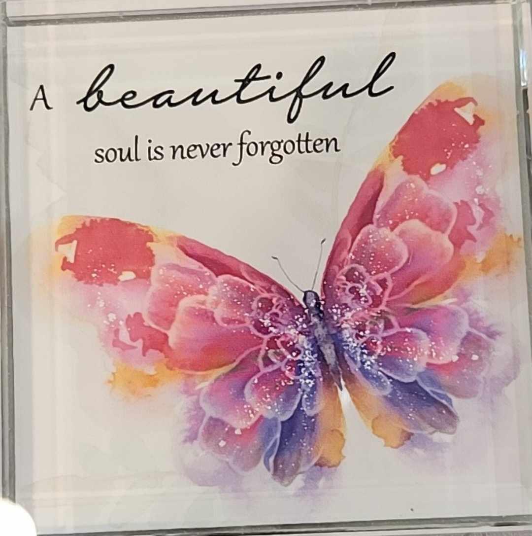 Butterly Message Plaque