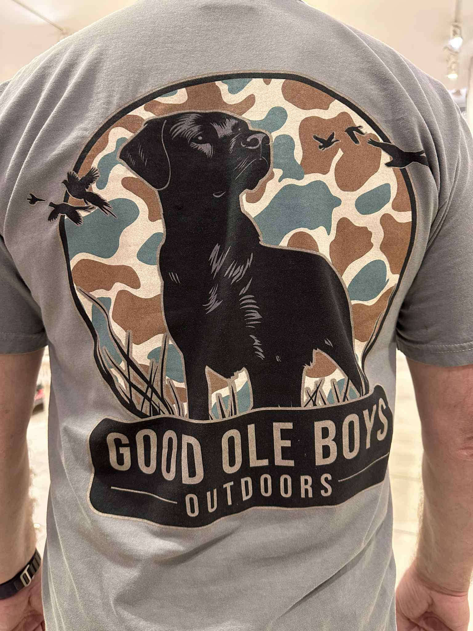 Lab Camo Circle Tee