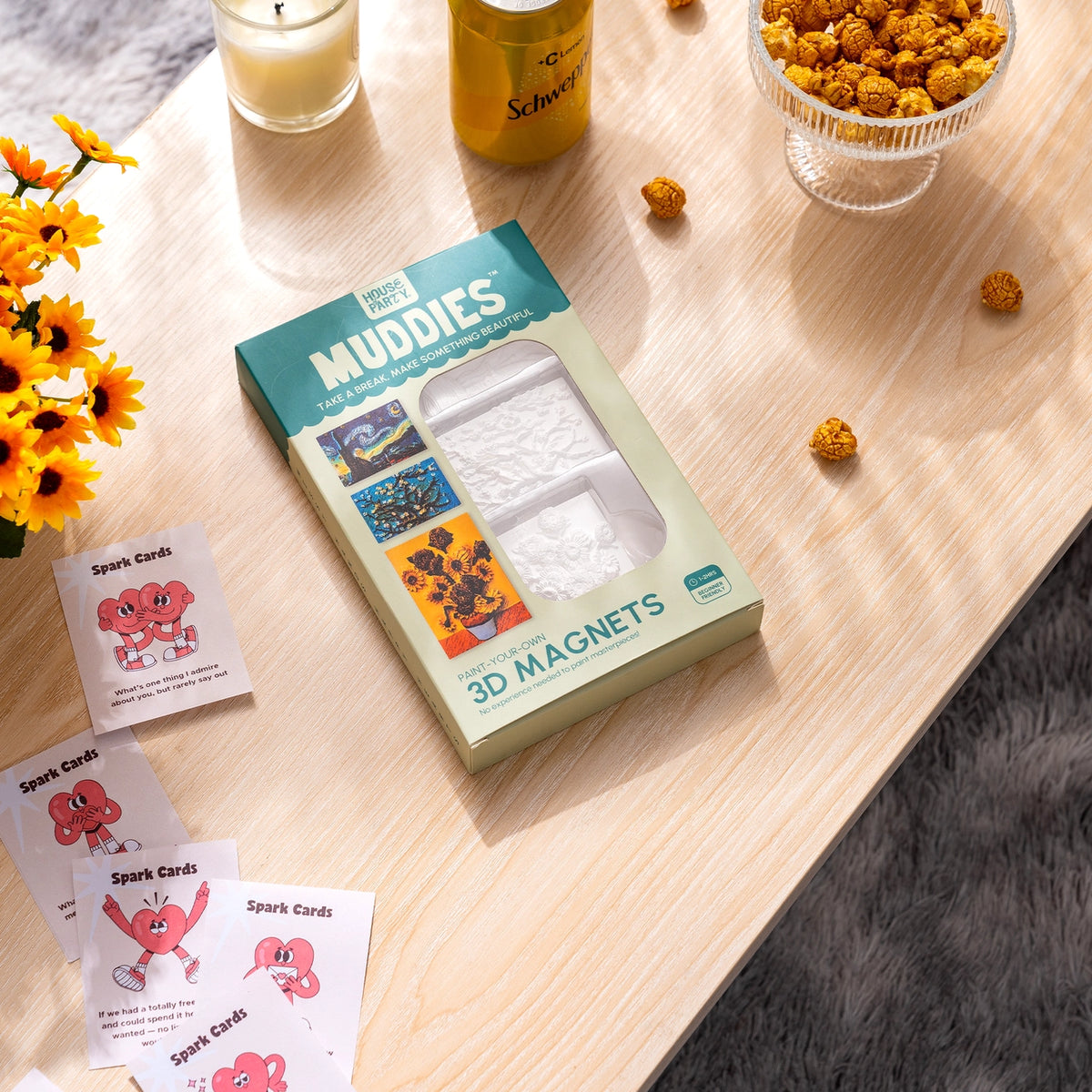 Craft Hero Muddies™ - Van Goghs Masterpieces - DIY Magnets