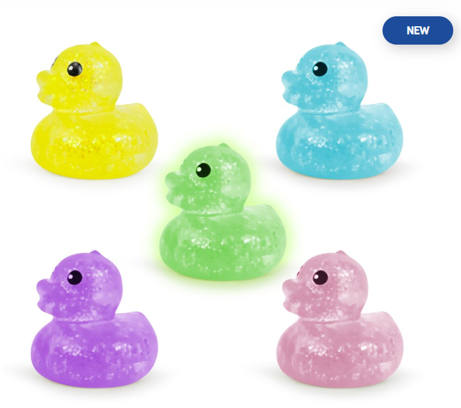 Shimmer Quackers Mystery Squishy Toys Grab Bin