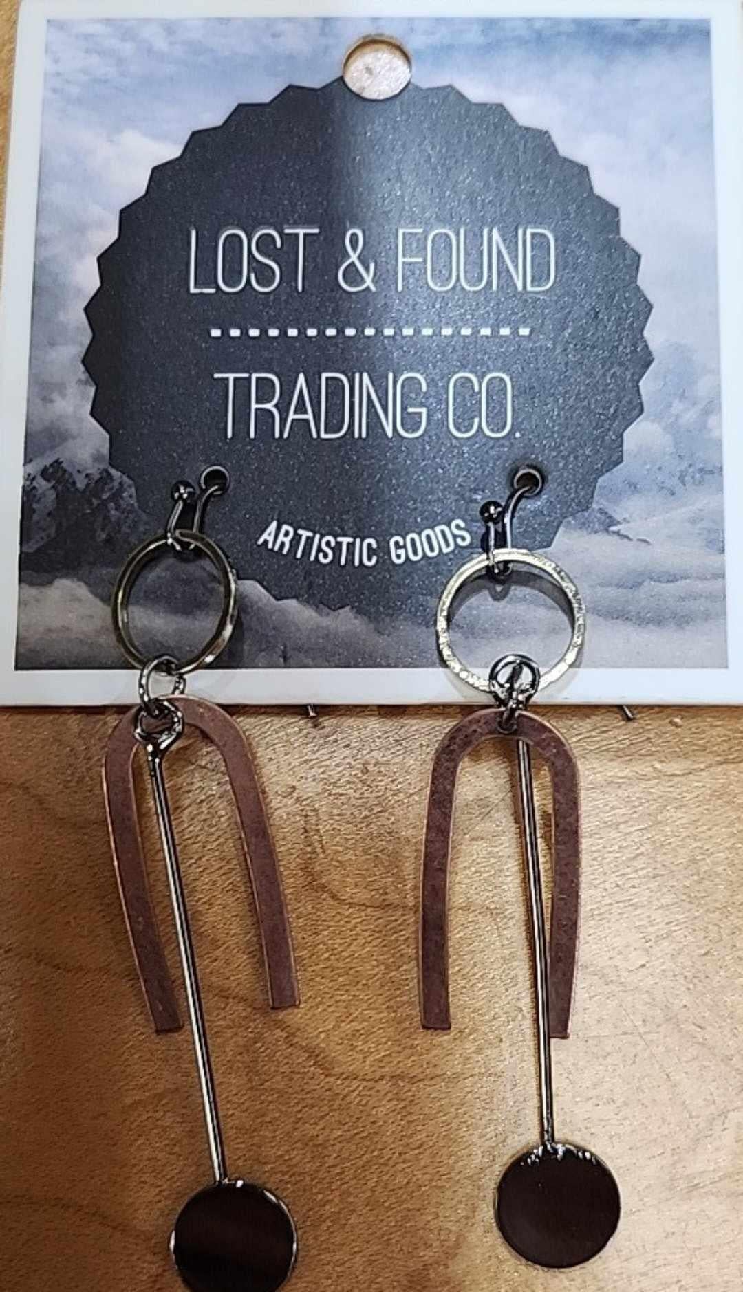 Blue Stone Hanging Earrings