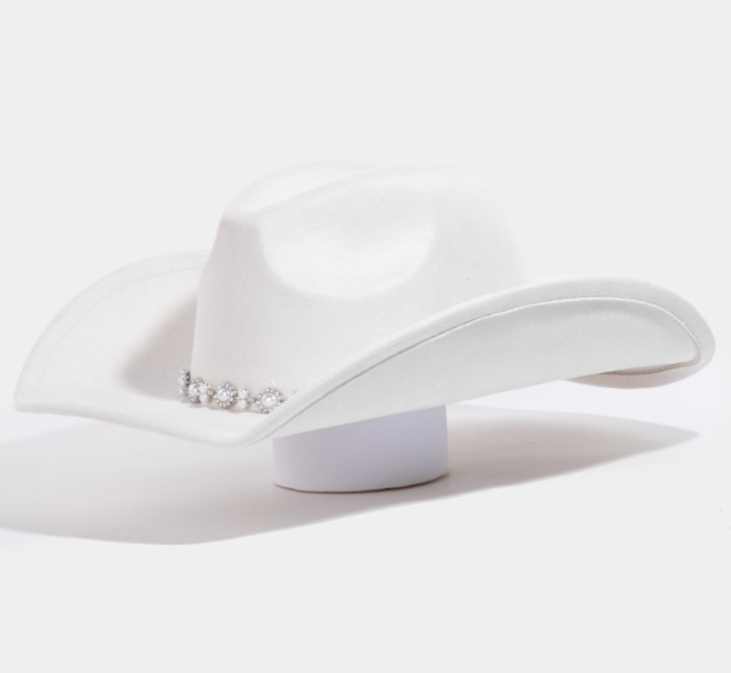 Pearl Band Western Cowboy Hat