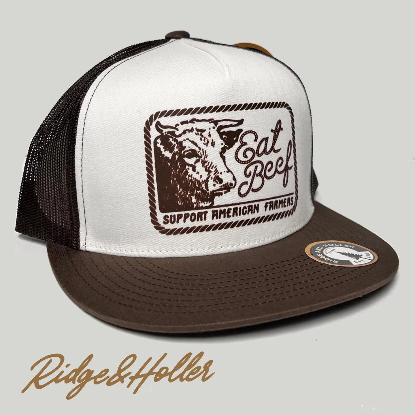Eat Beef Snapback Hat