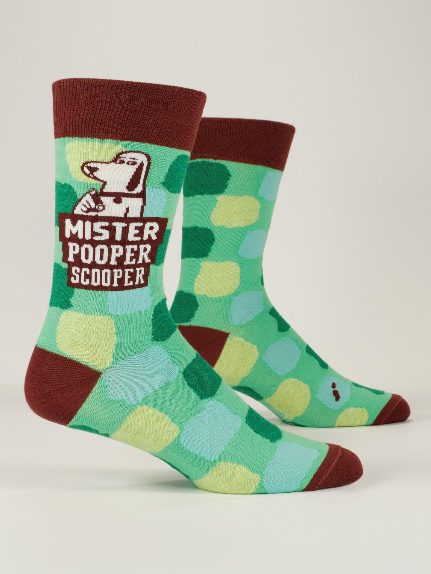 Mister Pooper Scooper Men's Crew Socks