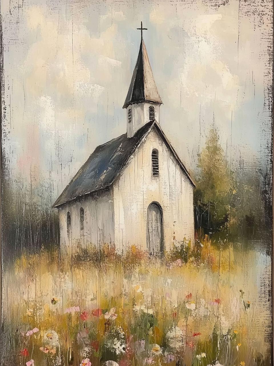 Faith in the Field 17x13 Picture