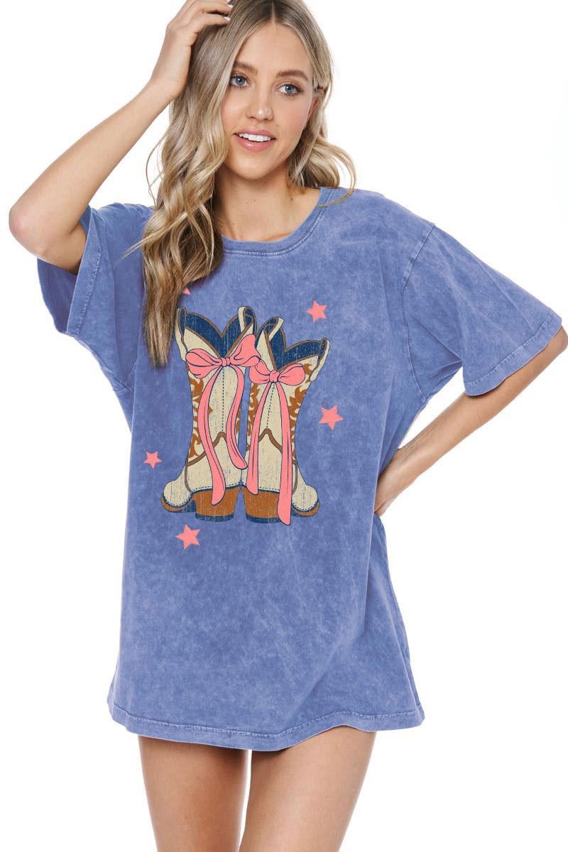 Vintage Cowboy Boots Graphic Tee