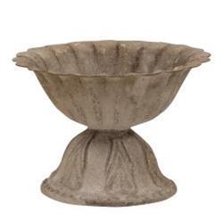 Distressed Meatal Petal Planter