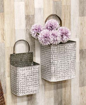 Shabby Chic Rectangle Bucket