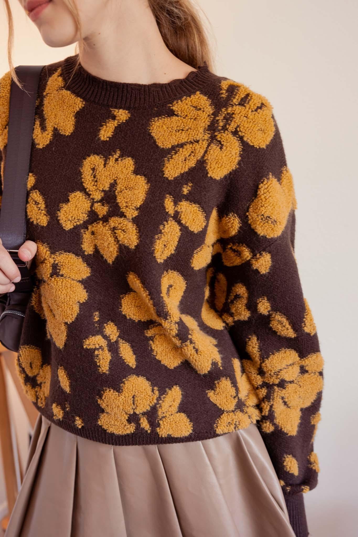 Floral Terry Knit