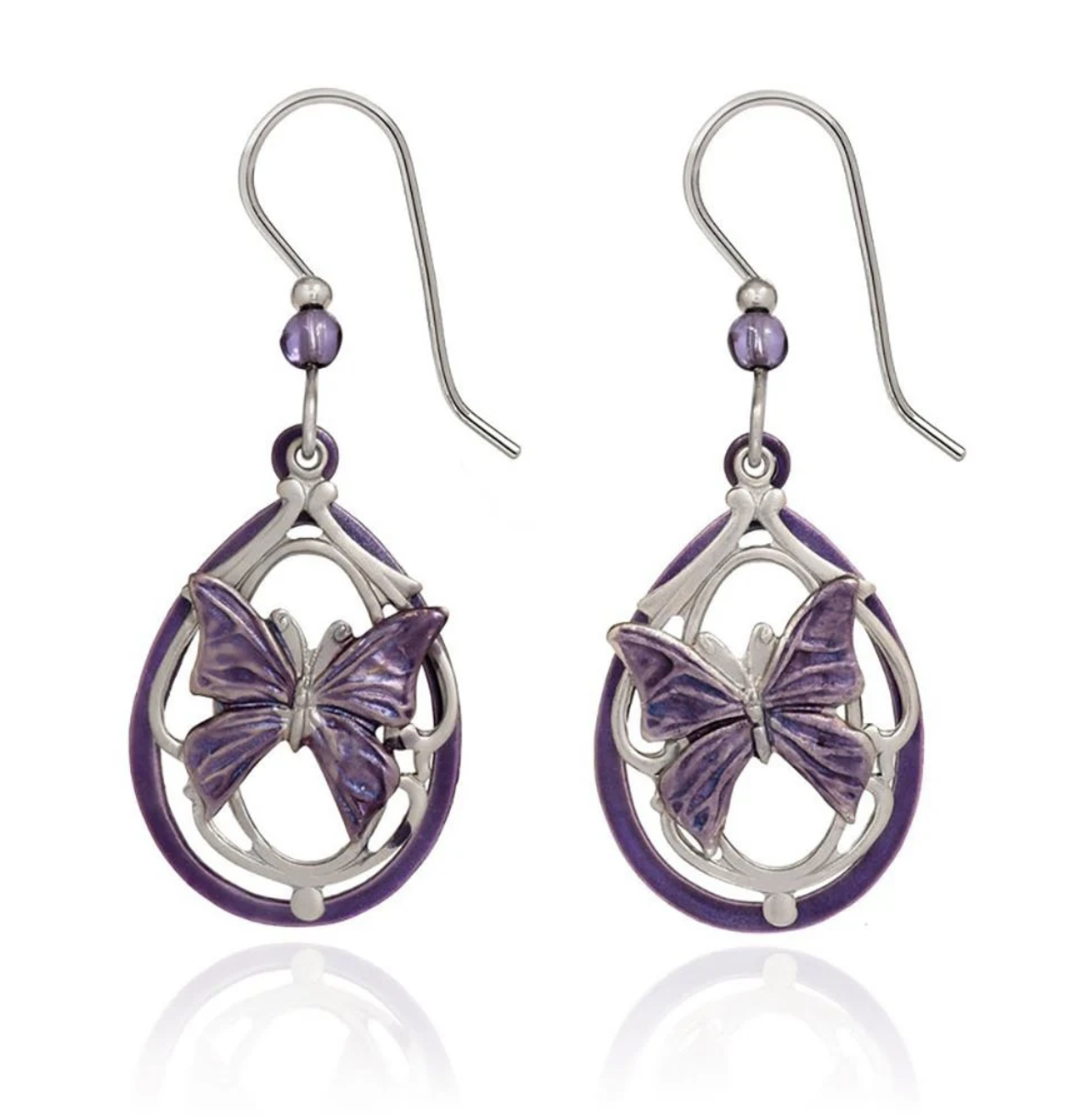 Silver Forest Earrings #1