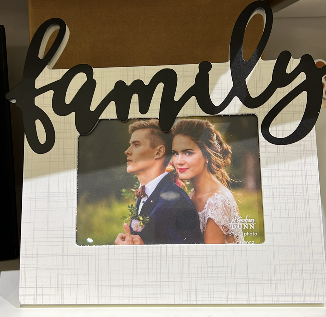 Family Cut Out Frame