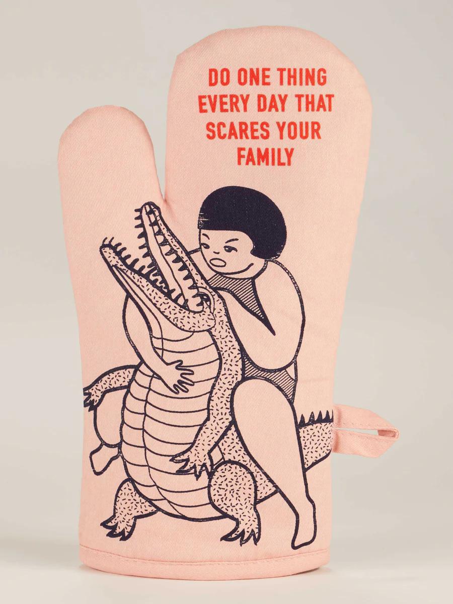 Scares Your Family Oven Mitt