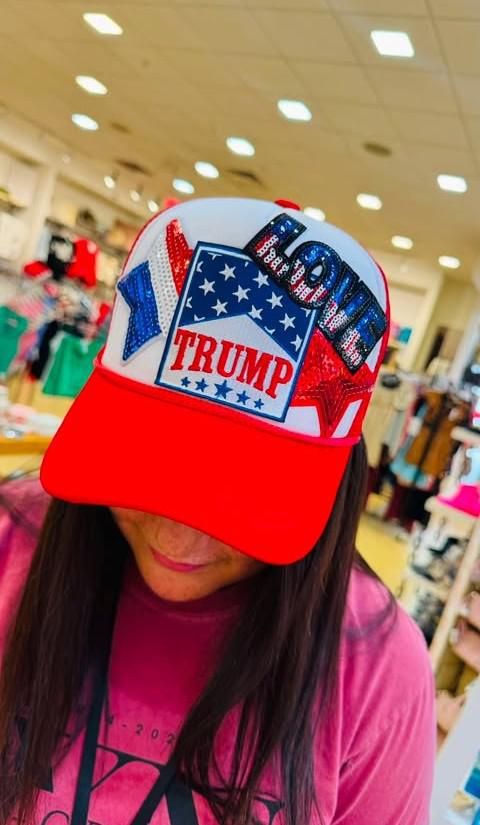 Trump Love Trucker hat