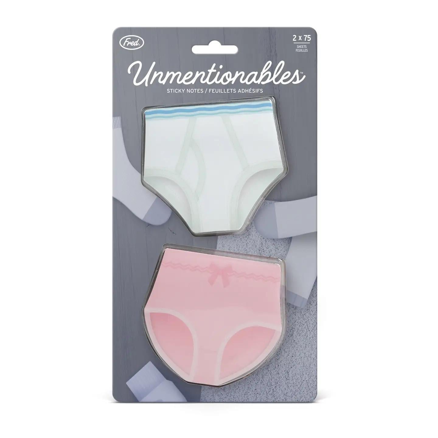 Unmentionables - Underwear Sticky Notes - Set of Two