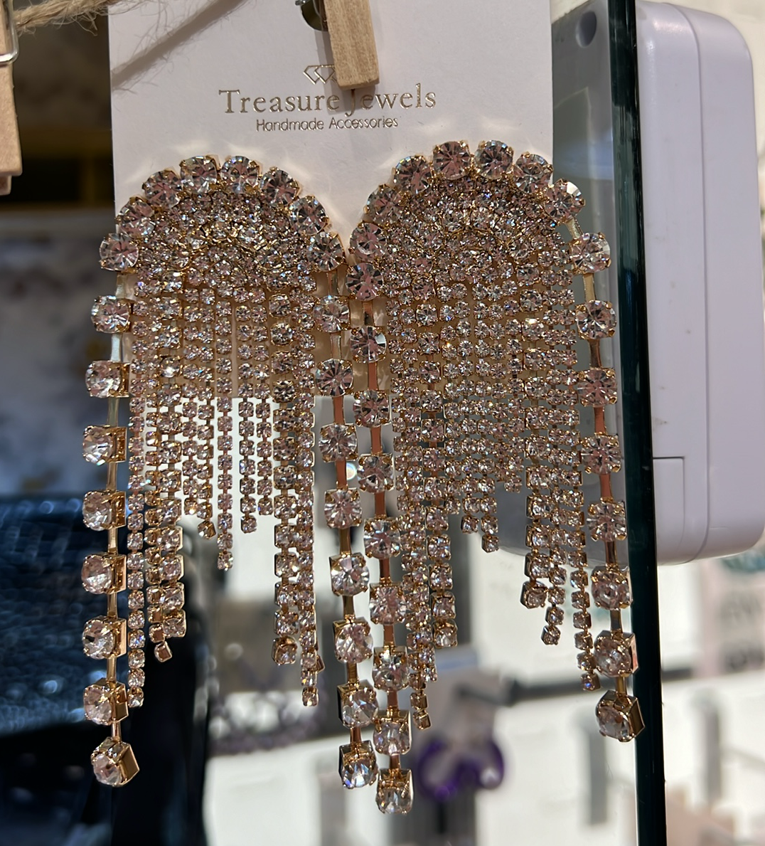 Chandelier Gold Earrings