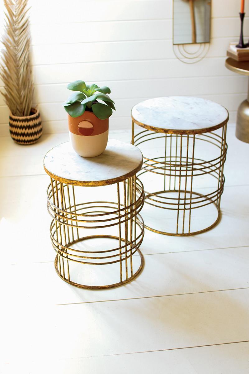 Round Marble Top Table