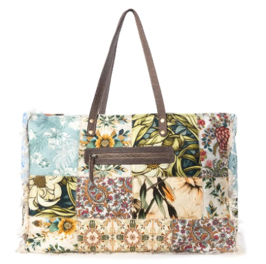 Sundial Hollow Weekender Bag in Multi Patch