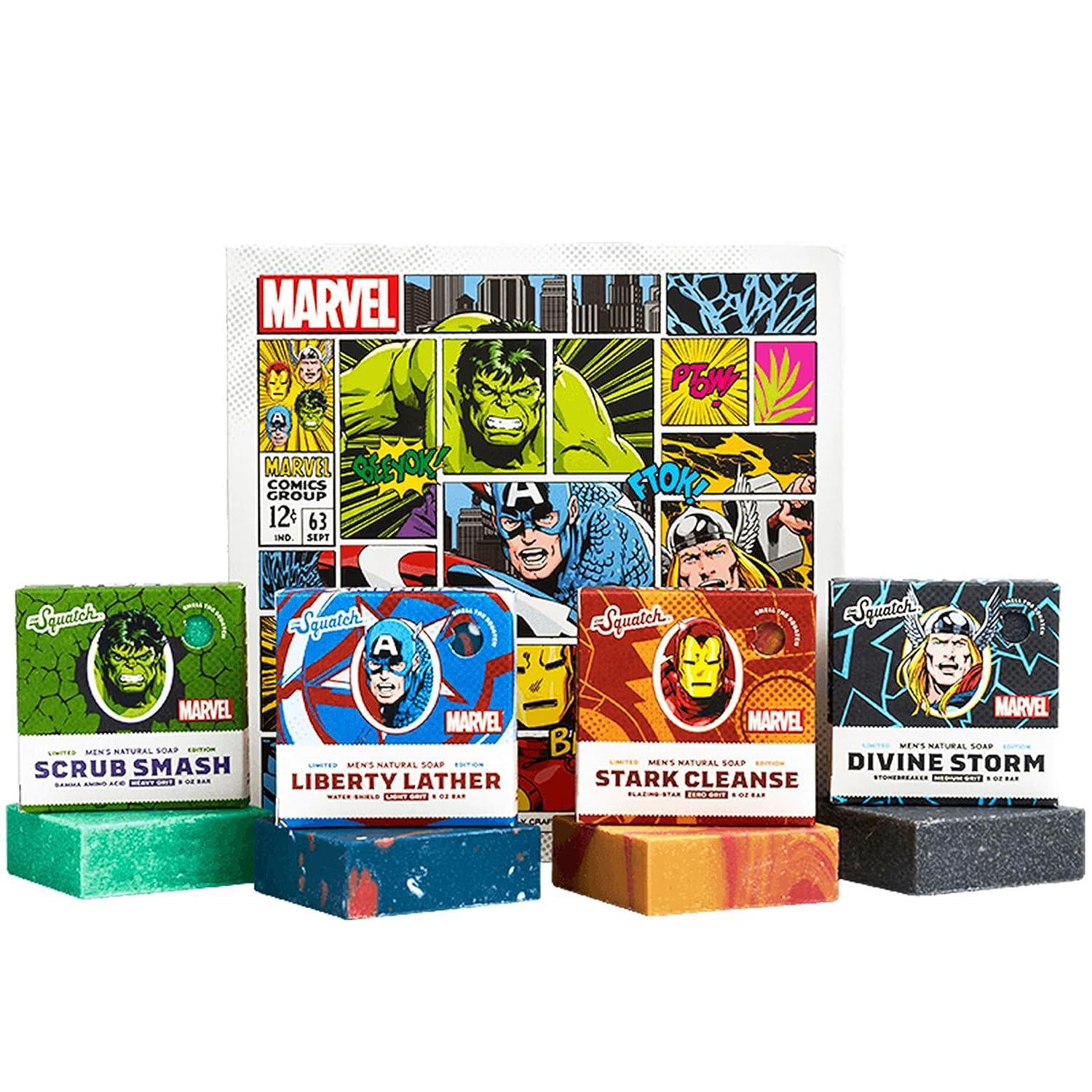 Dr. Squatch Soap Avengers Collection with Collector’s Box