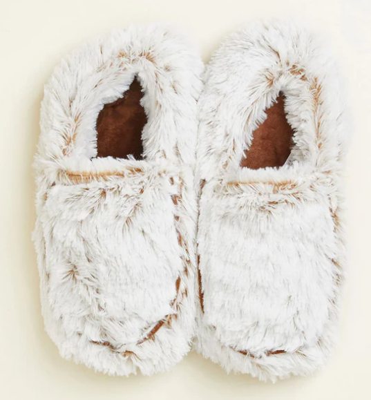 Marshmallow Brown Warmie Slippers