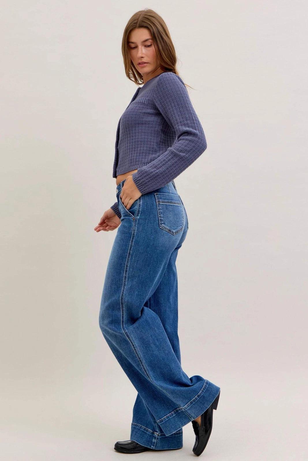 Judy Blue MR Trouser Retro Wide