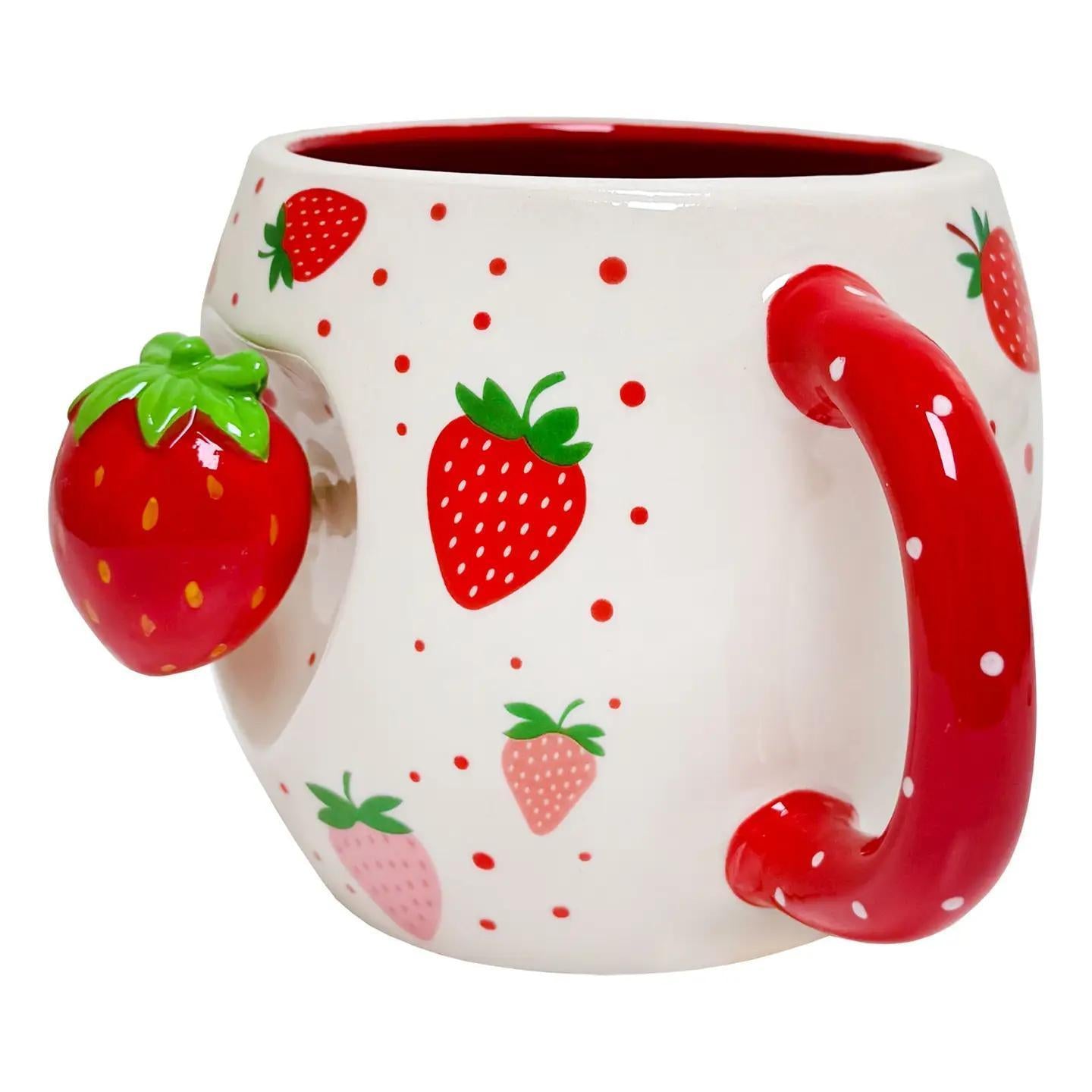 Strawberry Bobble Mugs - 22 oz