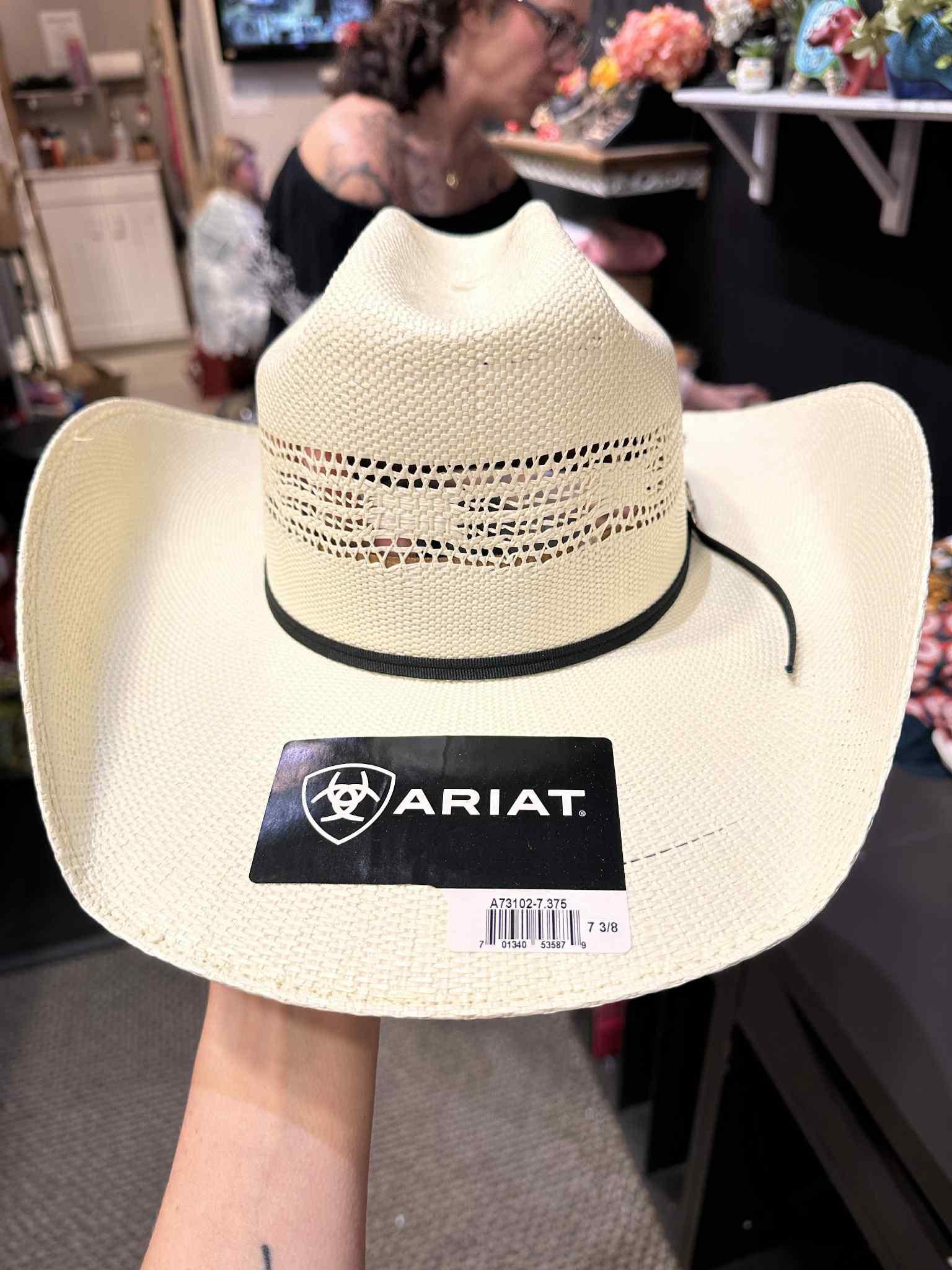 Ariat Bangora Black Cord Cowboy Hat