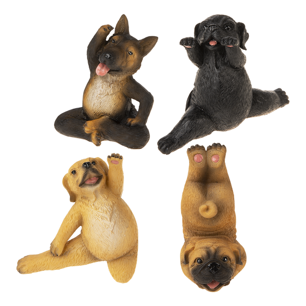 Yoga Dog Figurine