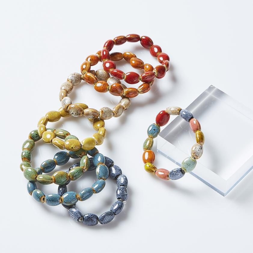 Oval Clay Shape Bracelets