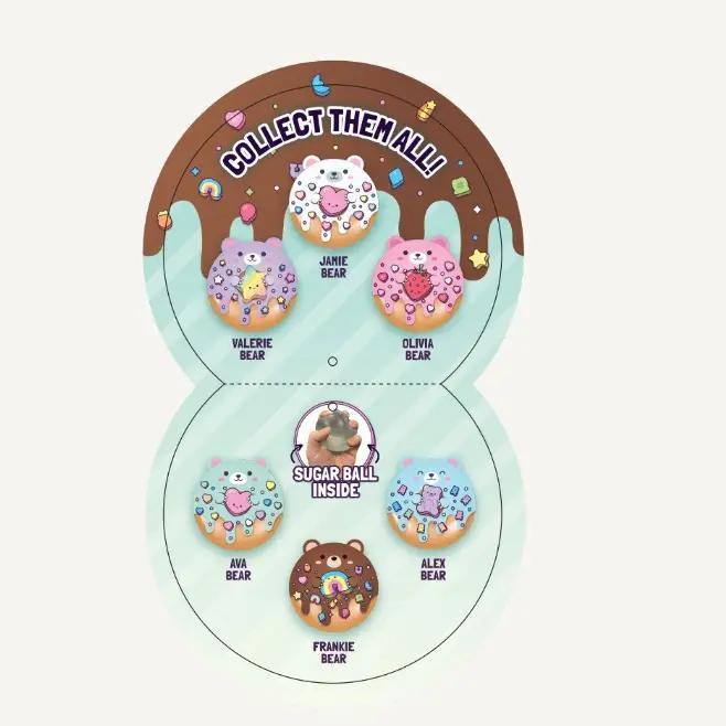 Super Duper Sugar Squisher - Plush Sugar Bear Donuts