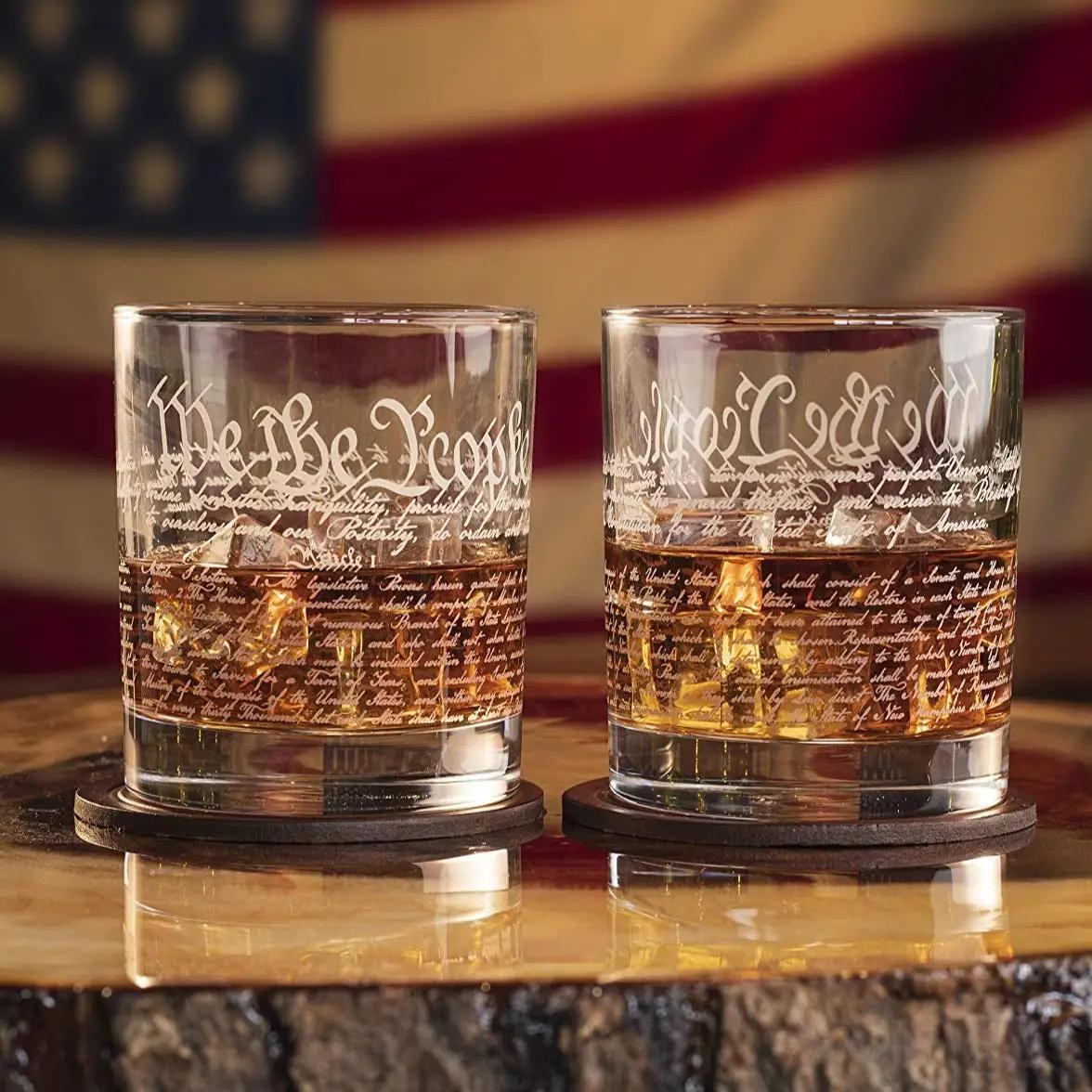 Constitution of the United States Whiskey Glass