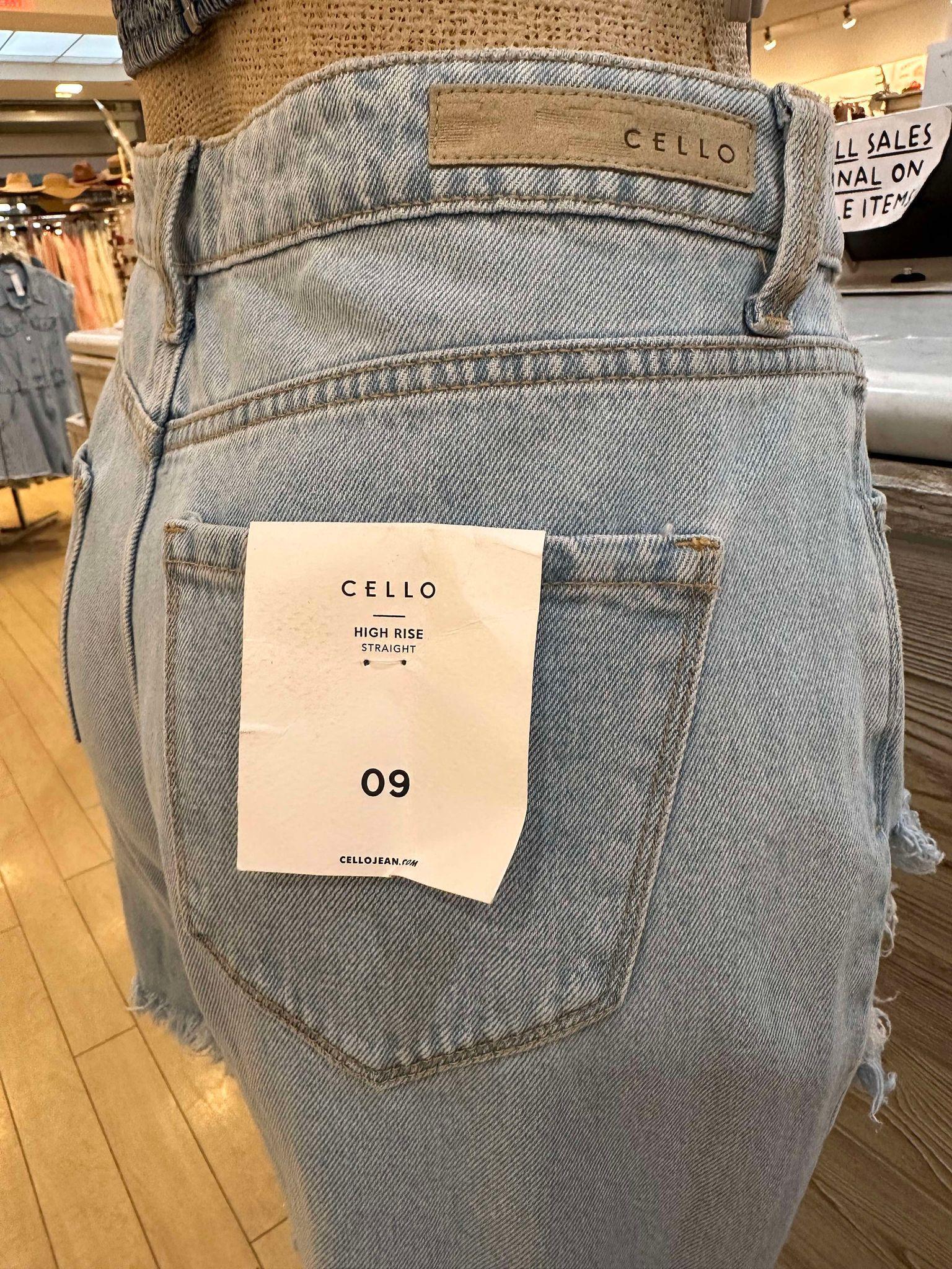 CELLO All Over Distress Jeans