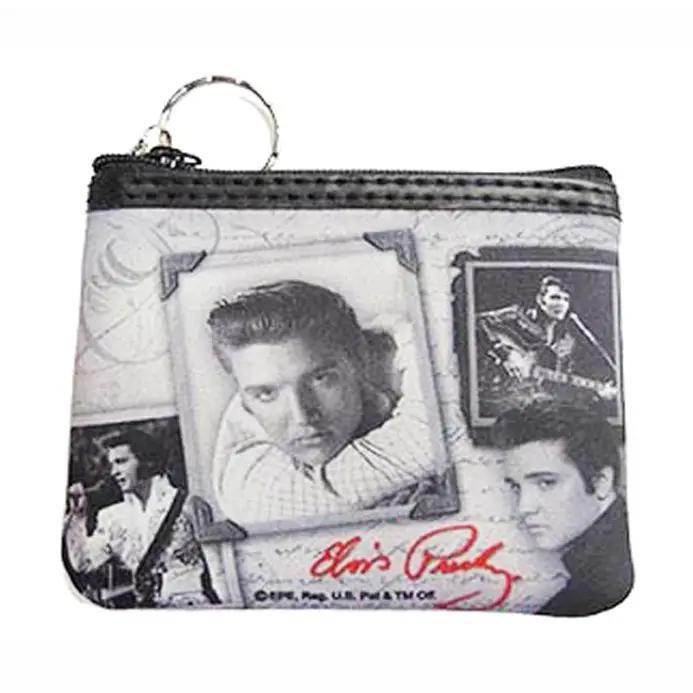 Elvis Coin Purse Keychain