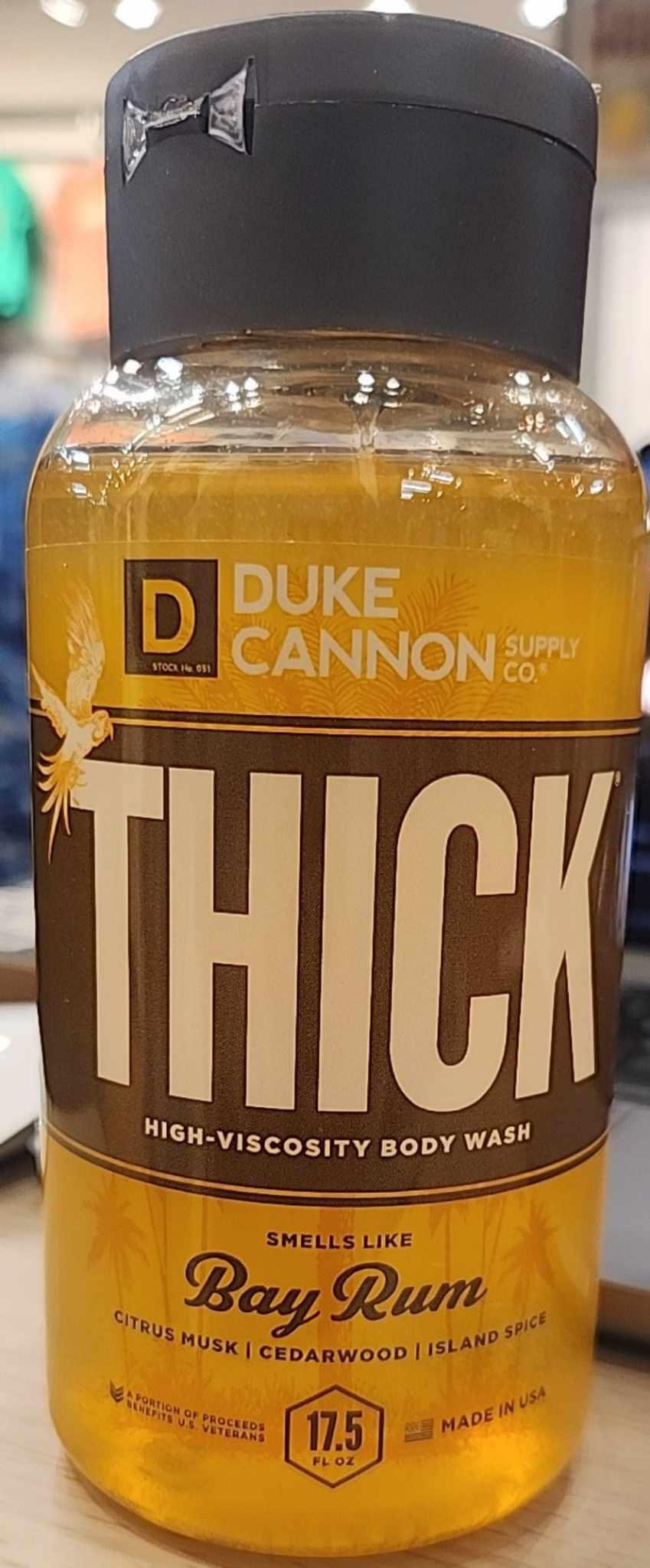 Duke Cannon Bay Rum Thick Body Wash