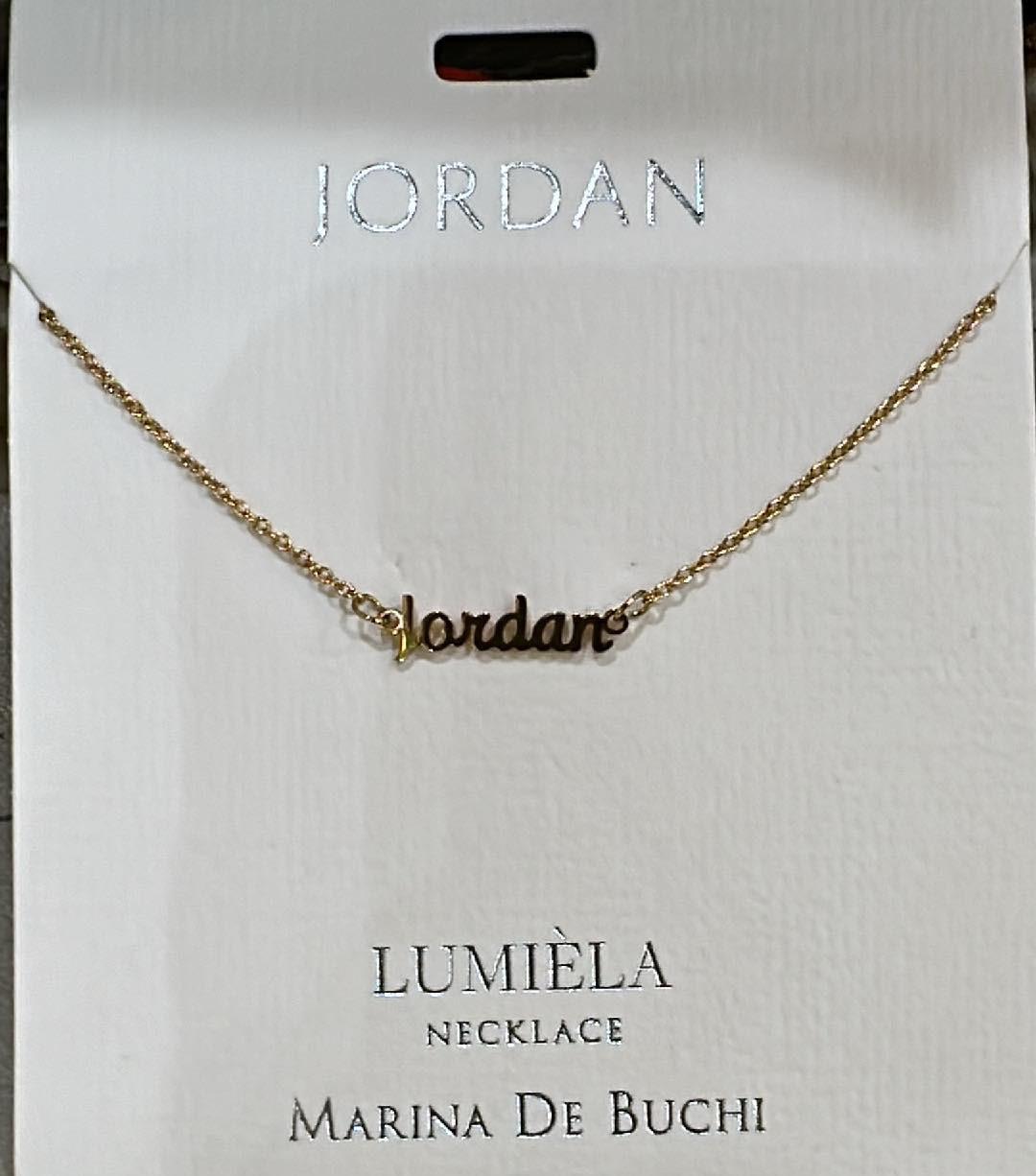 Jordan Name Necklace