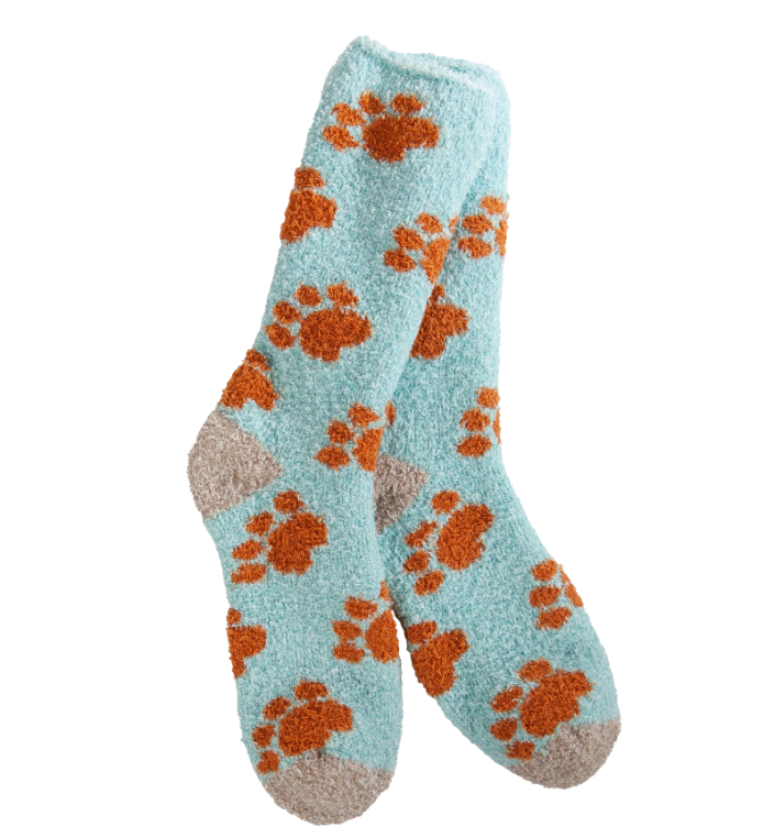 Happy Paw Knit Pickin' Fireside Crew Socks