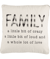 Family Life Webbing Pillow