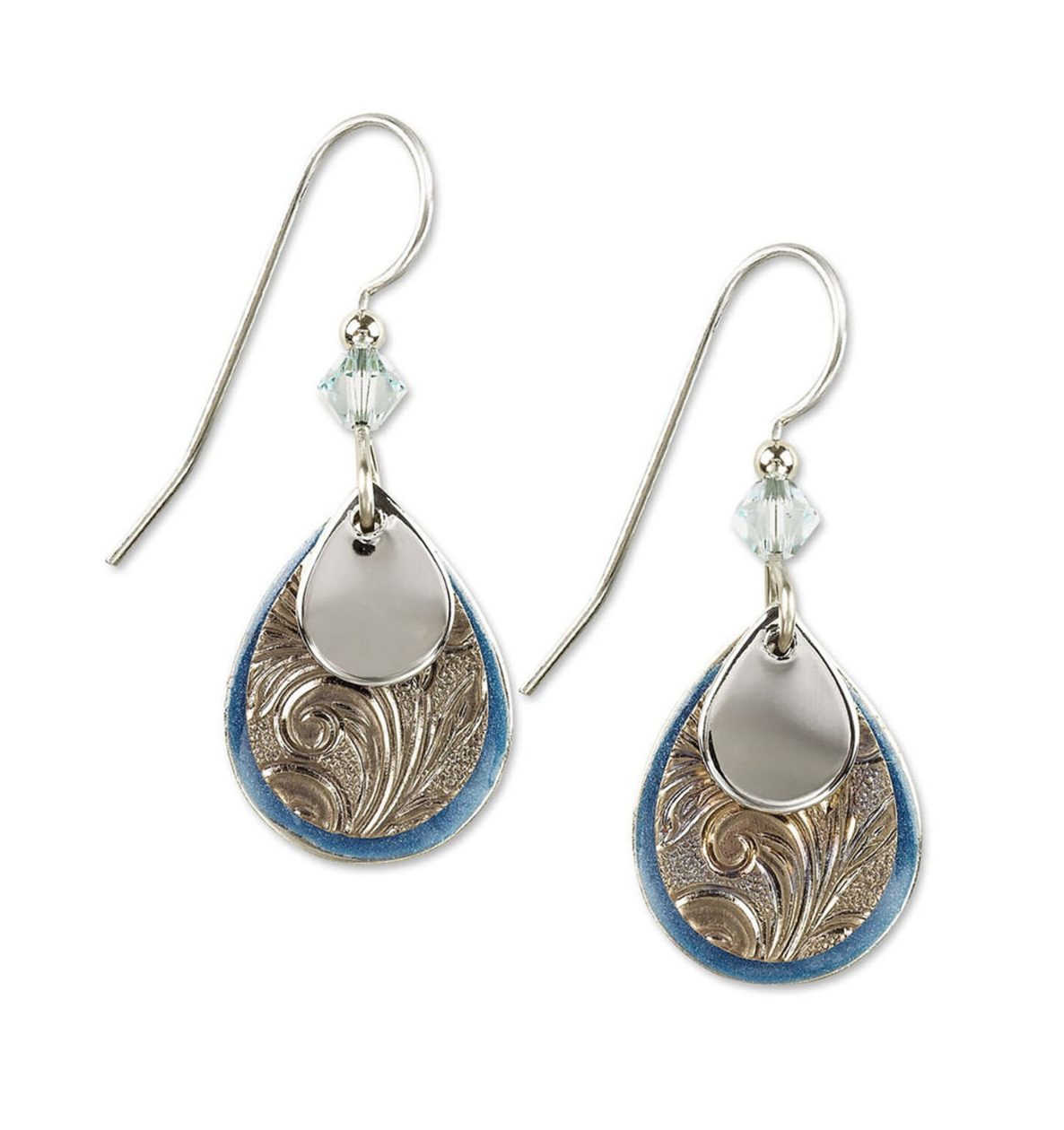 Silver Forest Earrings #1